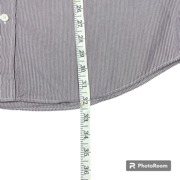 Men's BANANA REPUBLIC Striped‎ Button-Down Long Sleeve- Size XL - Picture 9 of 14